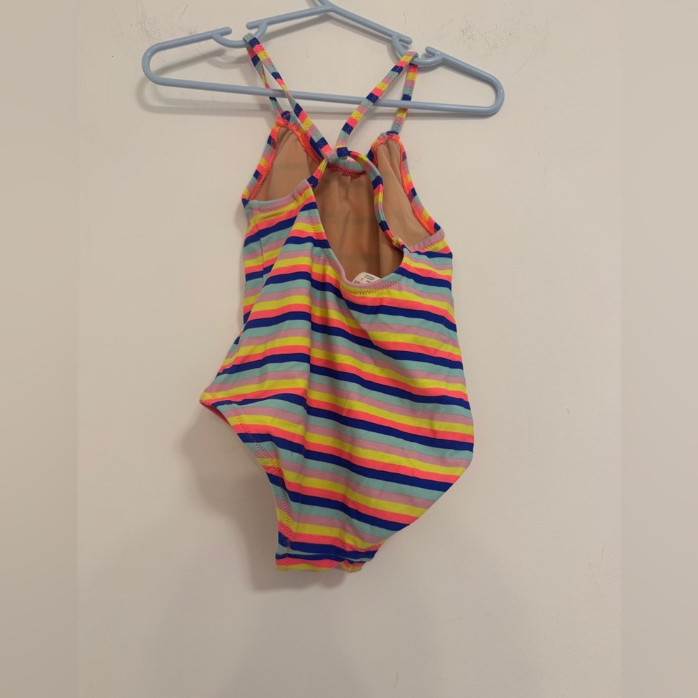 Crewcuts Multicolor Striped Kids Swim One Piece - Picture 2 of 4